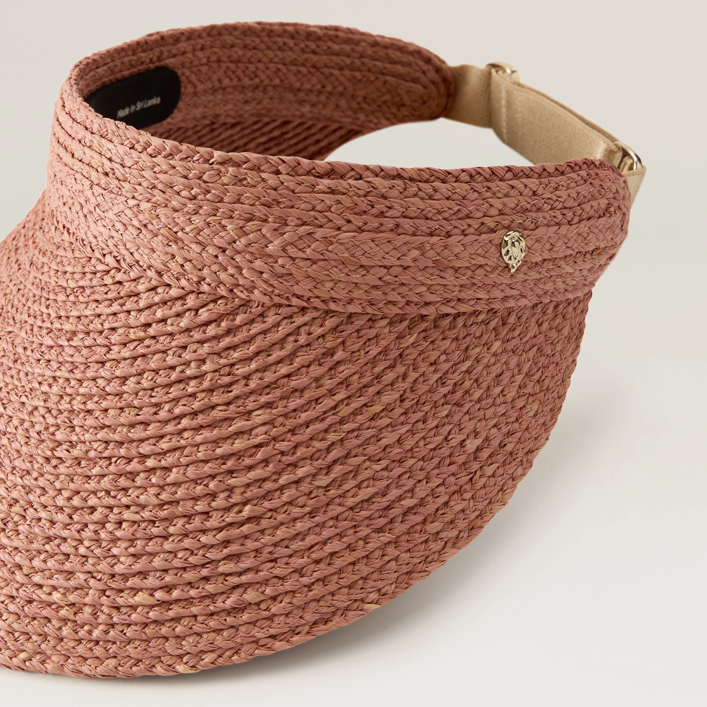 Kirsten Raffia Braid Visor - Image 4
