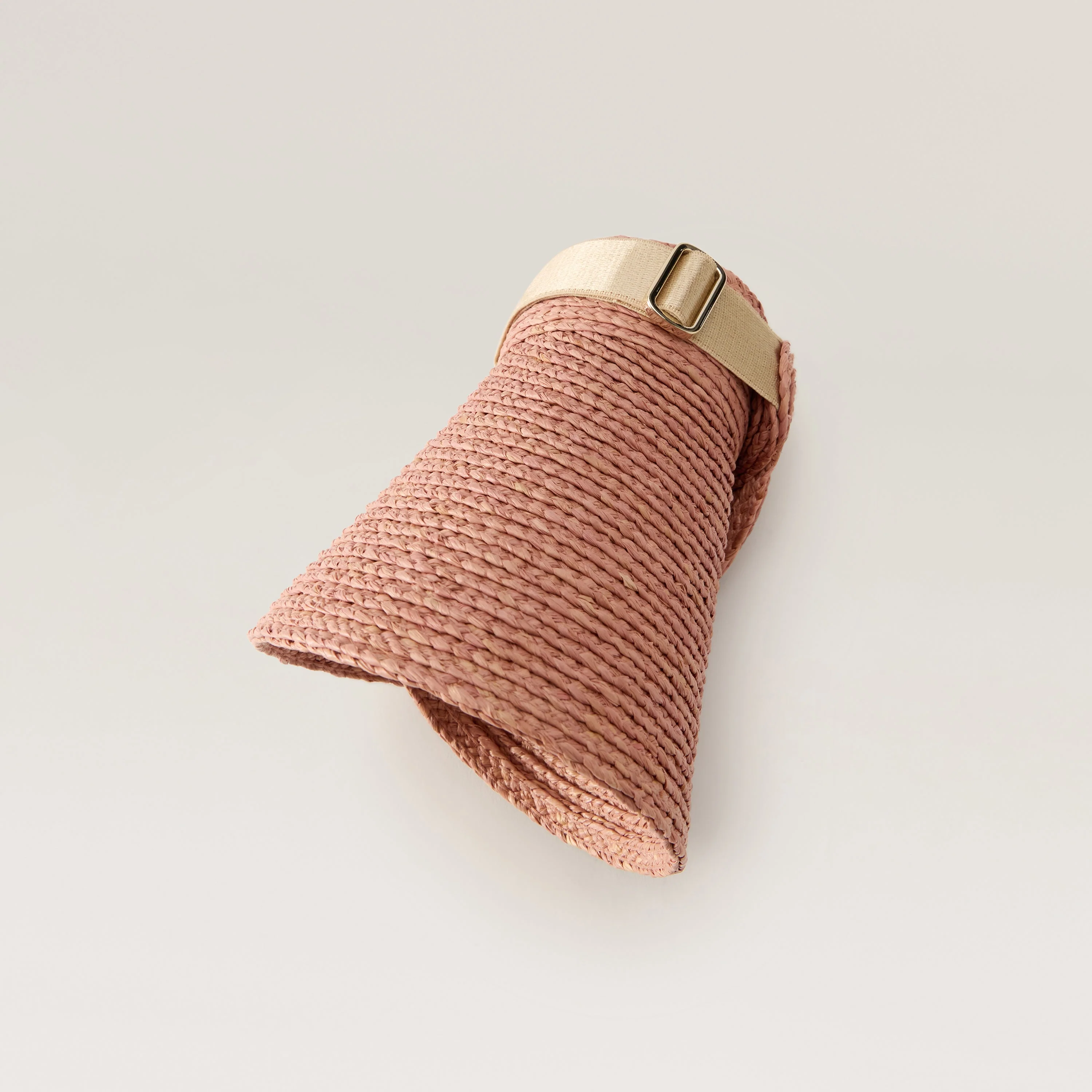 Kirsten Raffia Braid Visor - Image 5