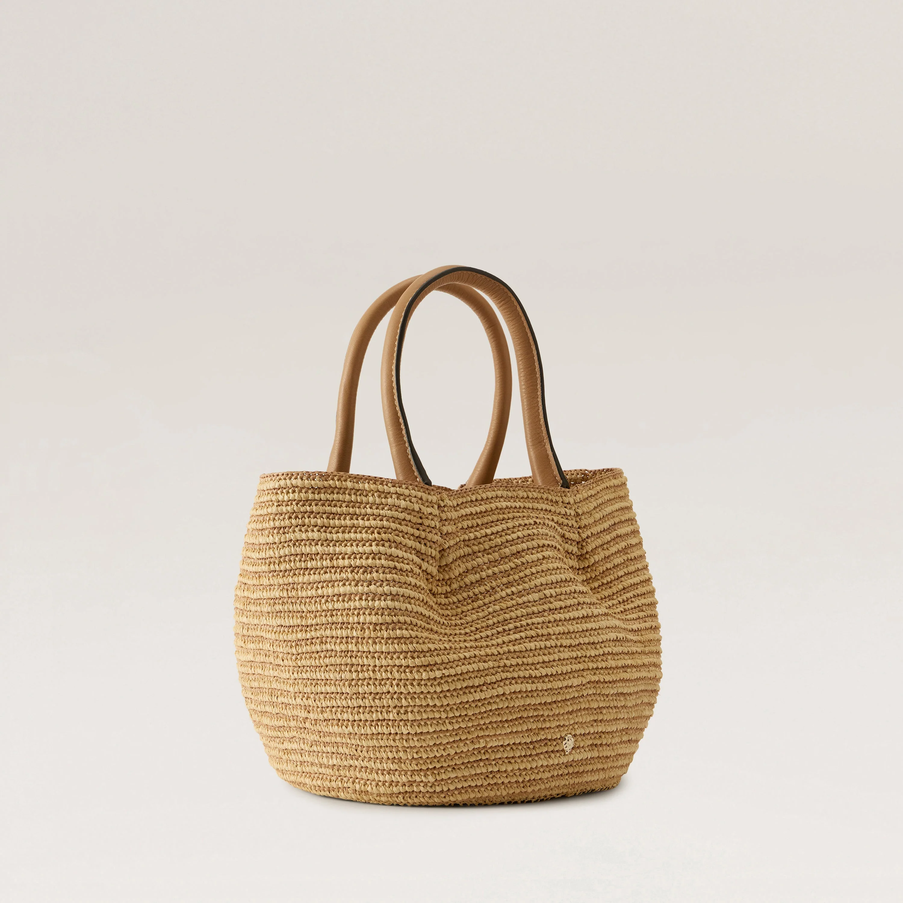 Lalith Raffia Stripe Basket - Image 3