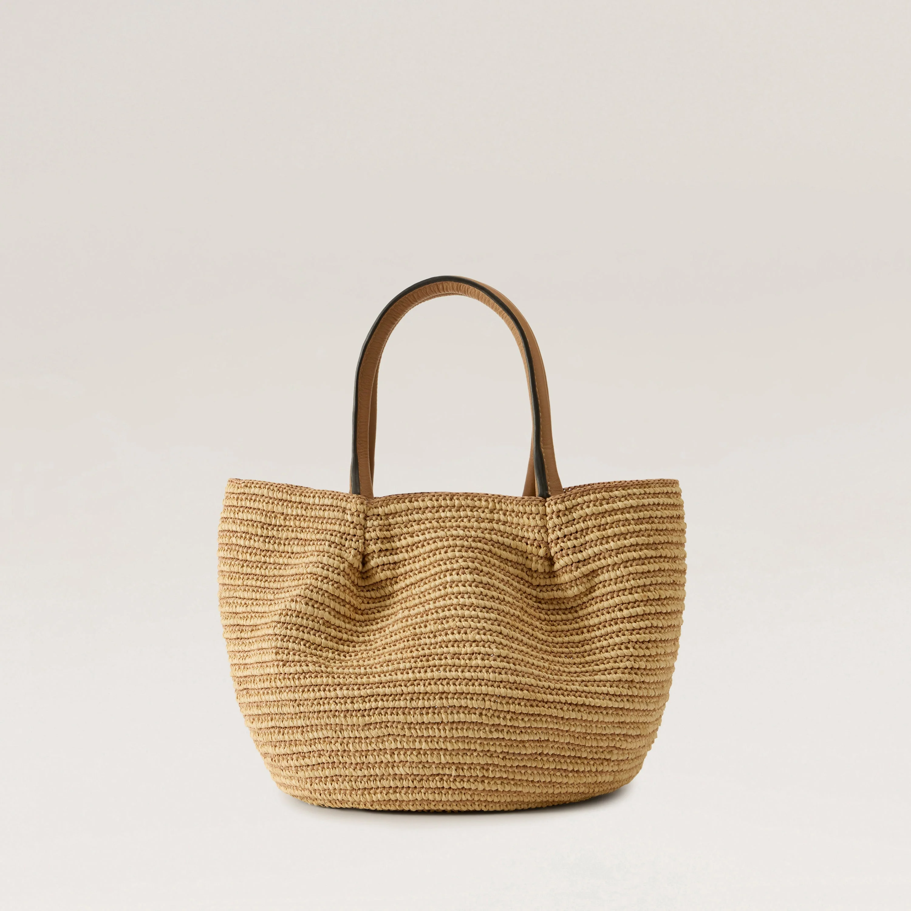 Lalith Raffia Stripe Basket - Image 4