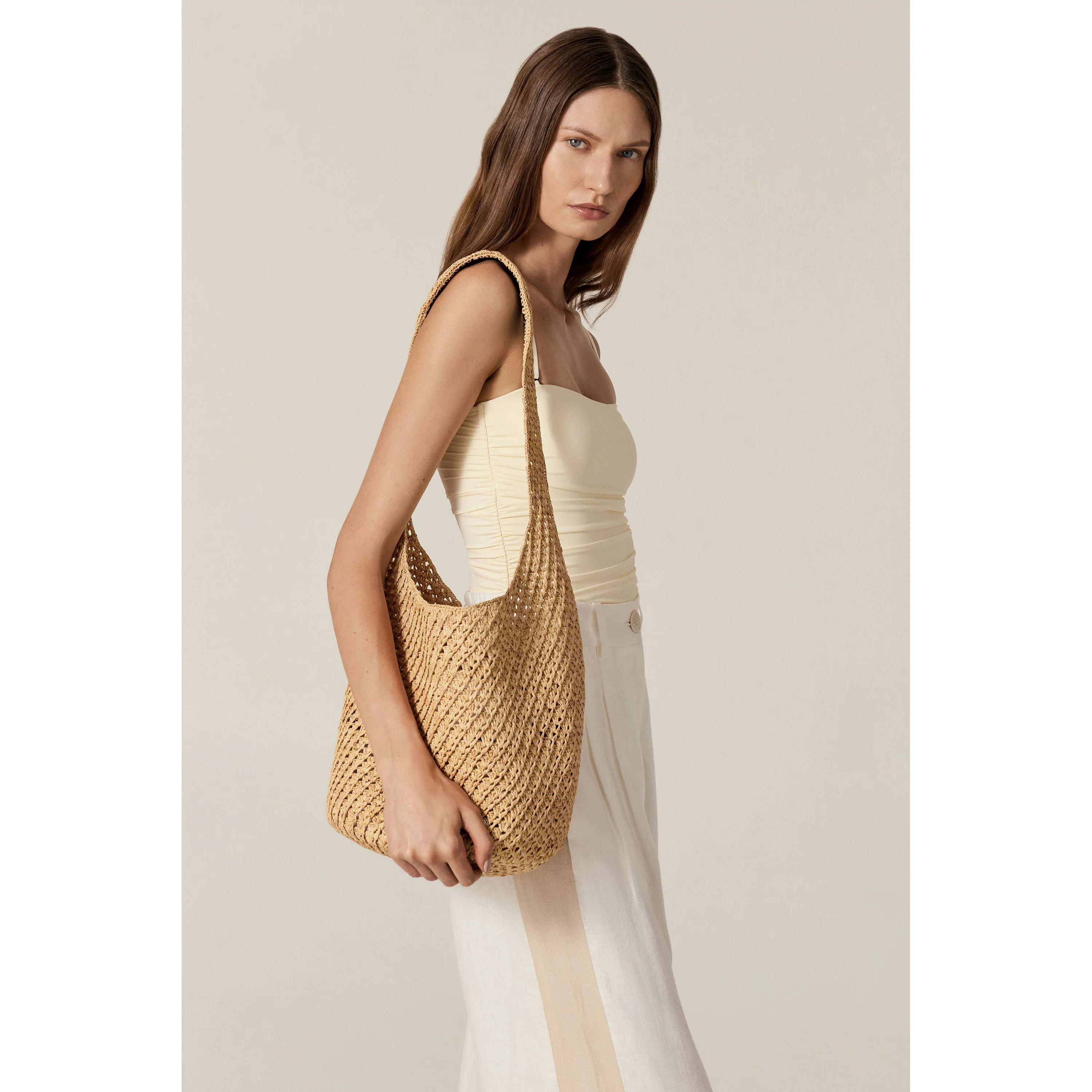 Lani Raffia Crochet Sac - Image 2