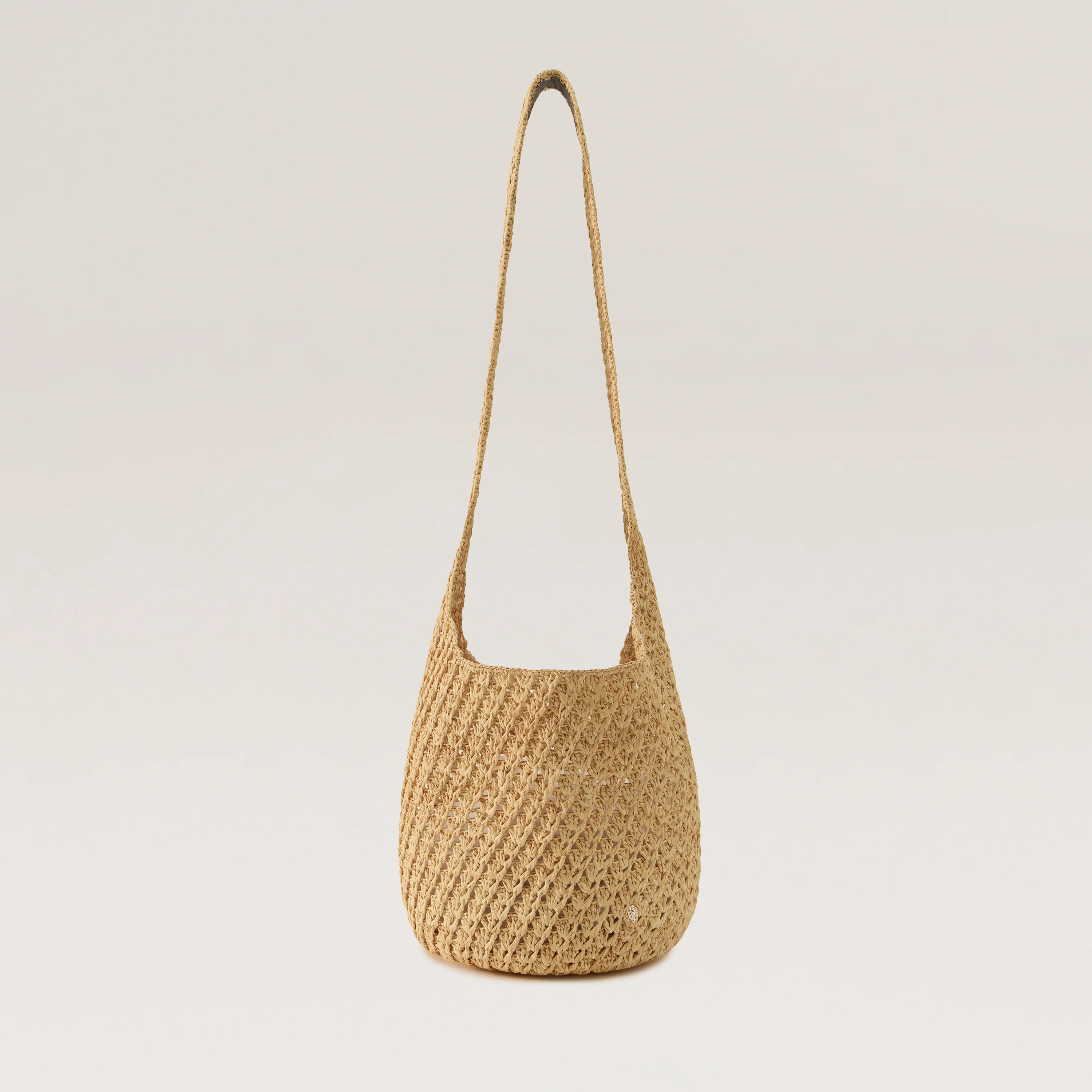 Lani Raffia Crochet Small Sac