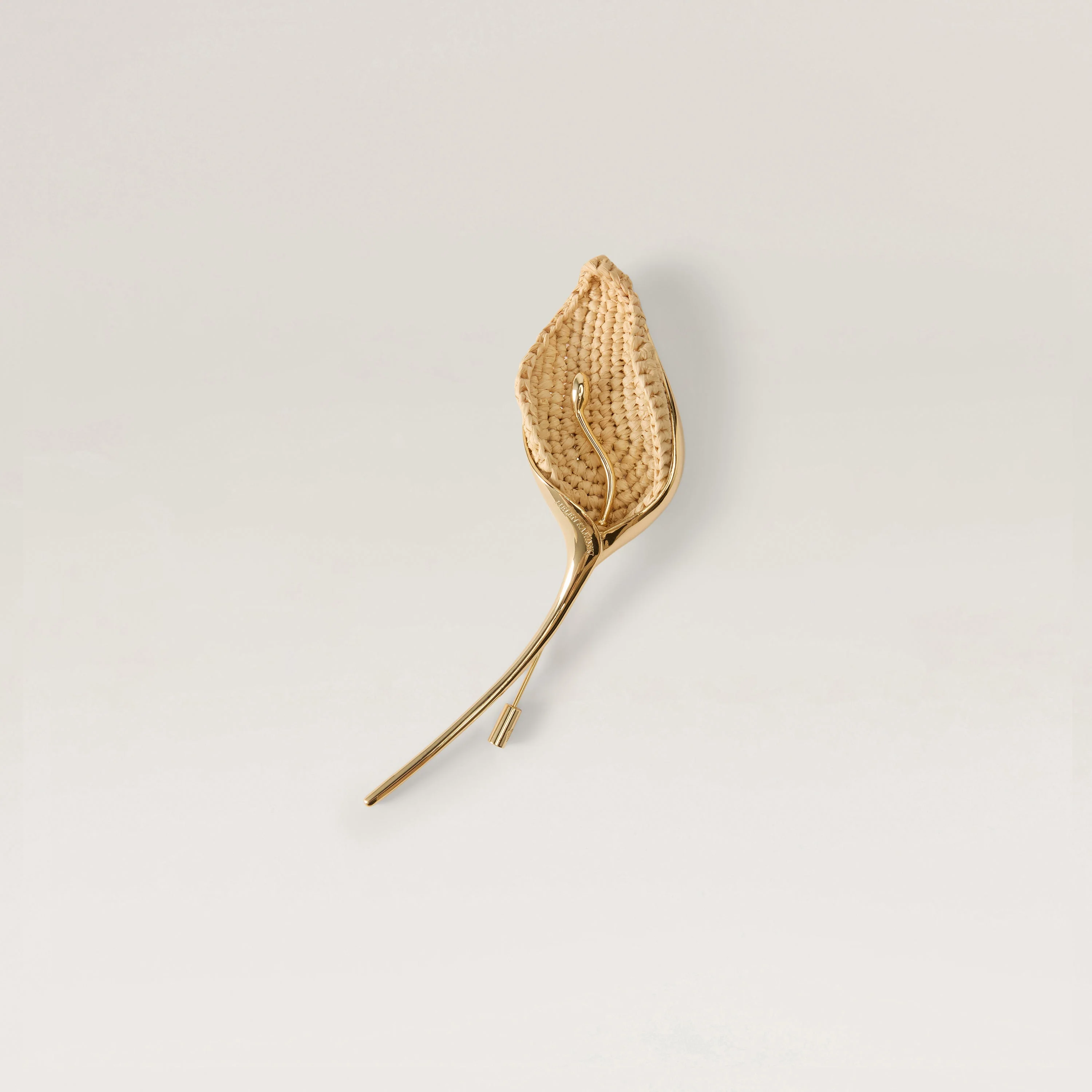 Lily Raffia Hat Pin