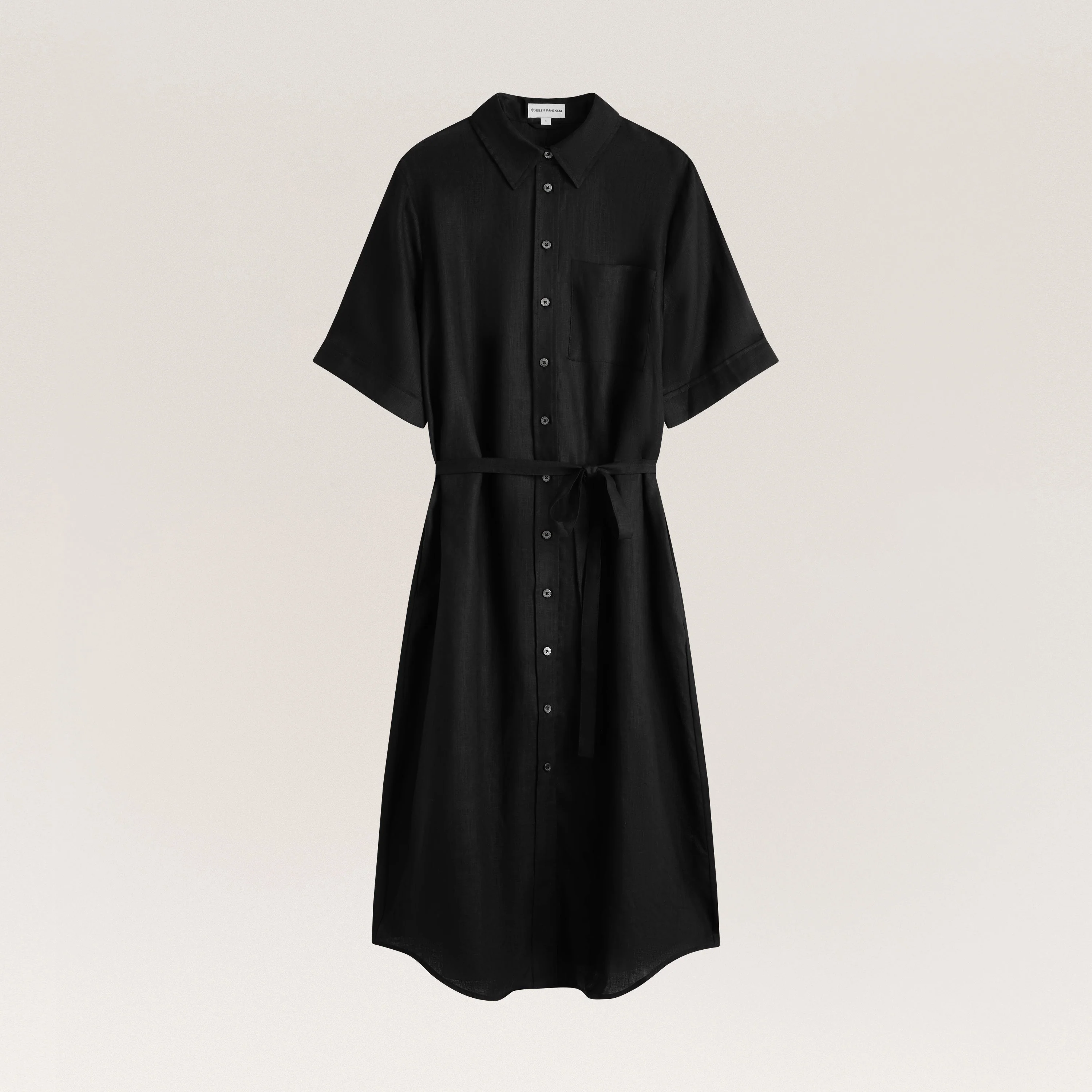 Linen Shirt Dress - Image 7