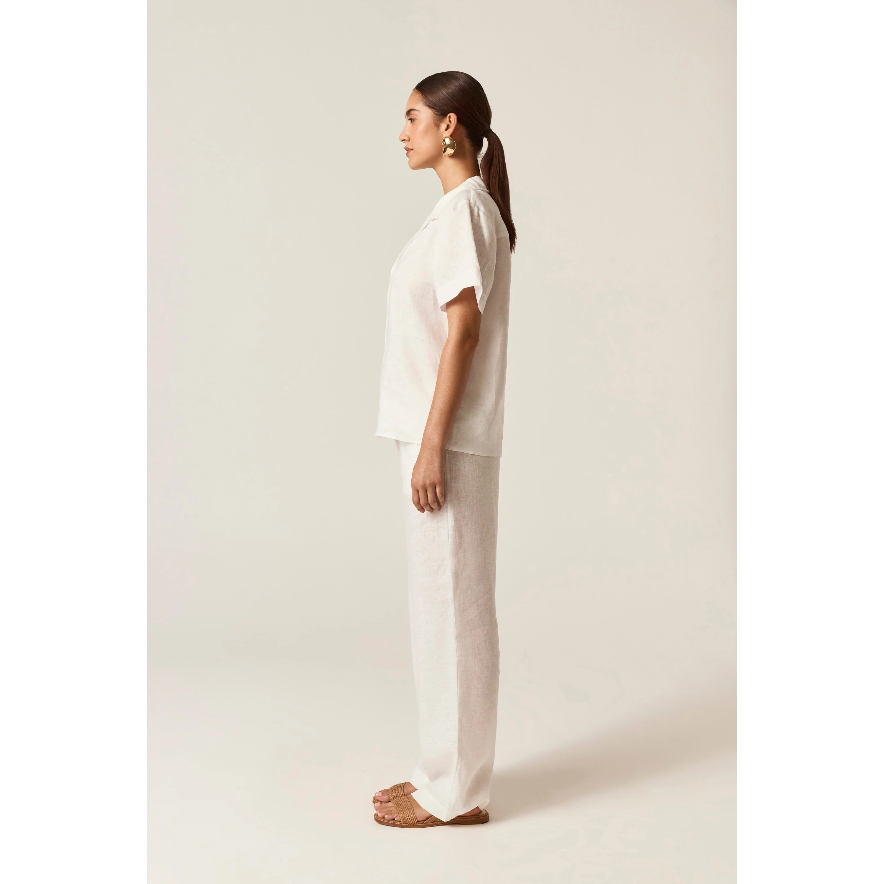 Linen Short Sleeve Shirt - Image 2