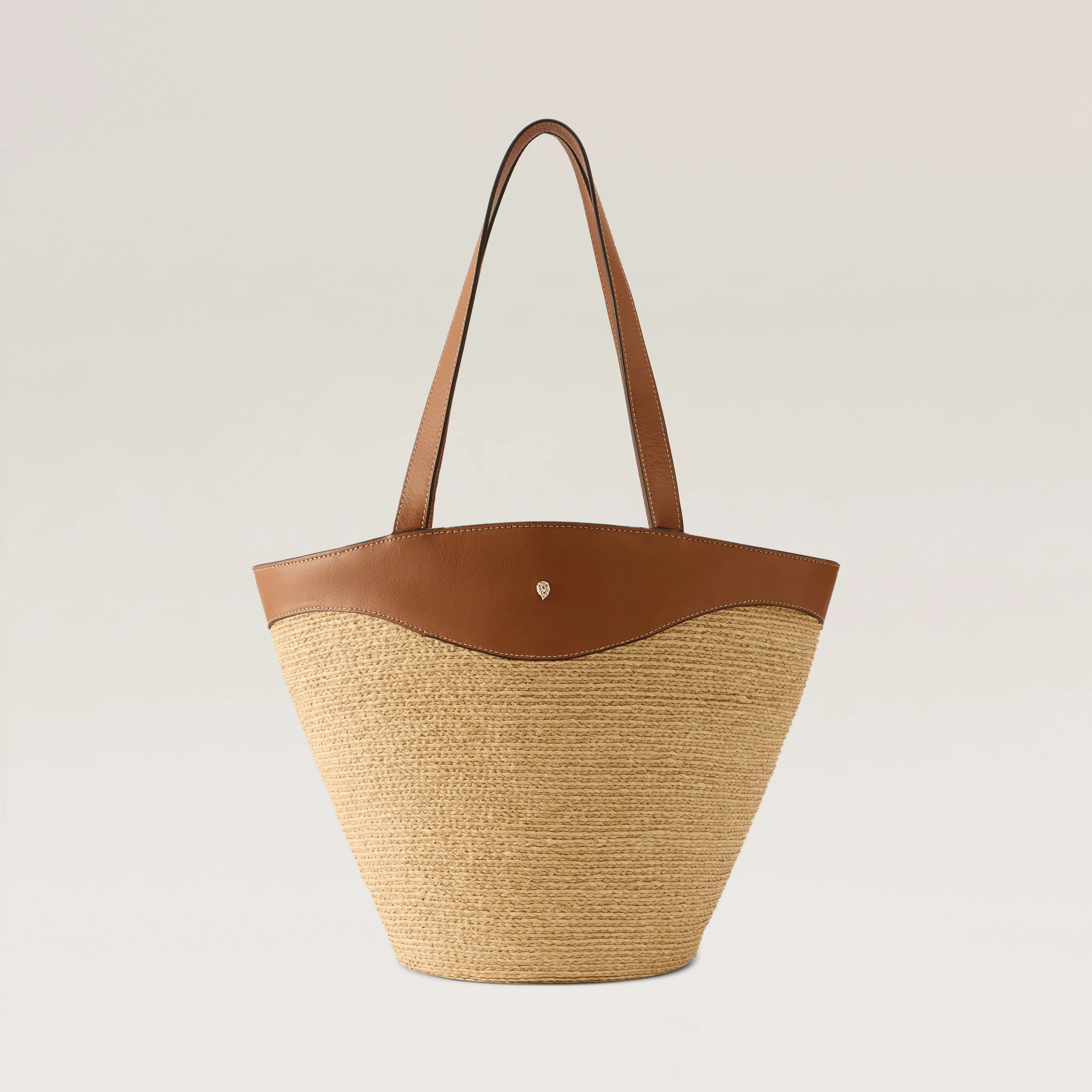Nadee Raffia Braid Tote