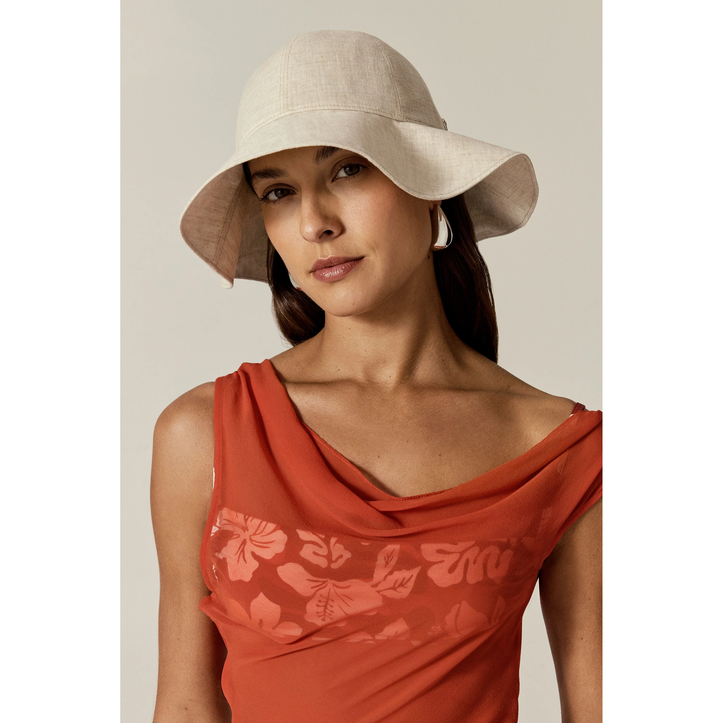 Nikini Linen Hat - Image 2