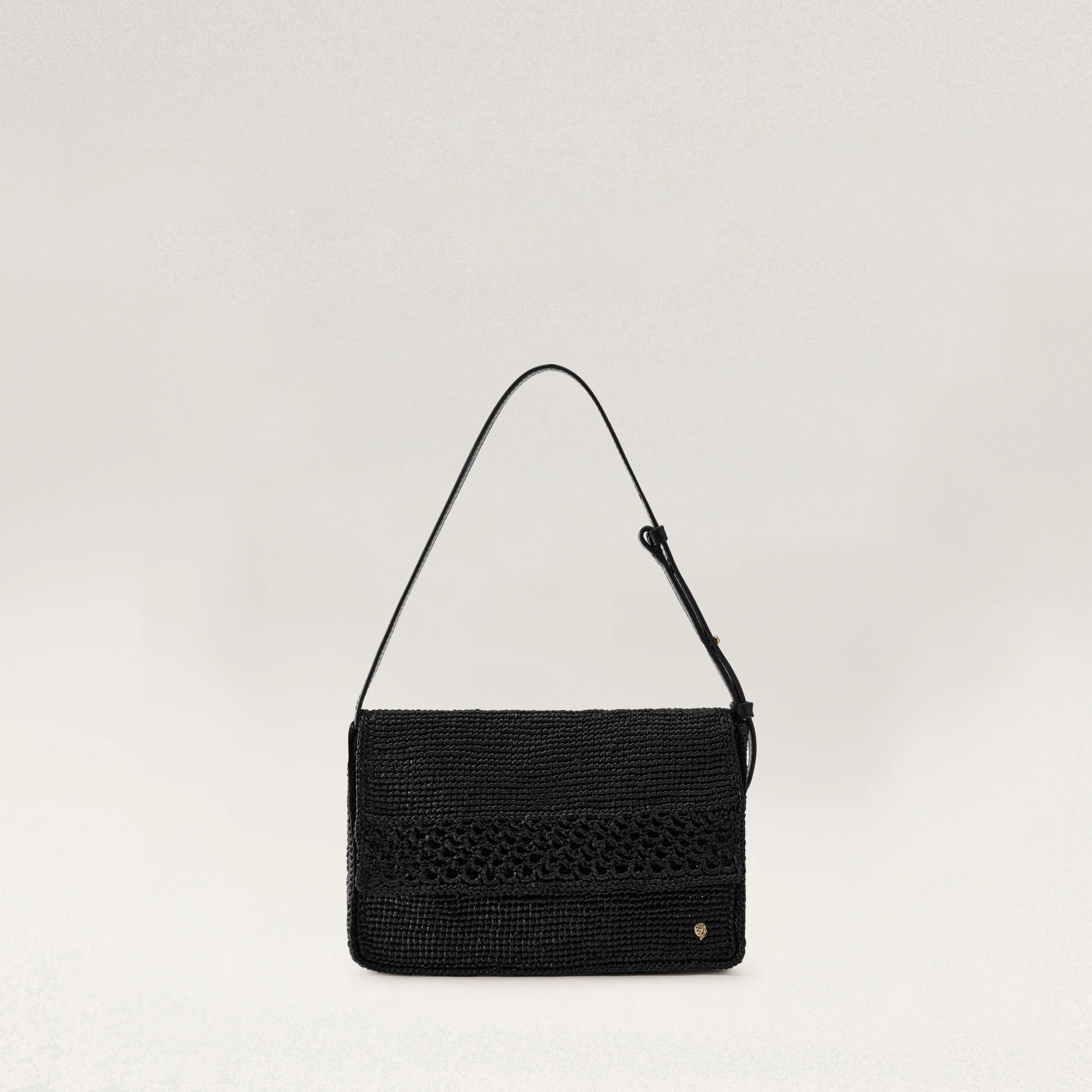 Poppy Raffia Crochet Crossbody