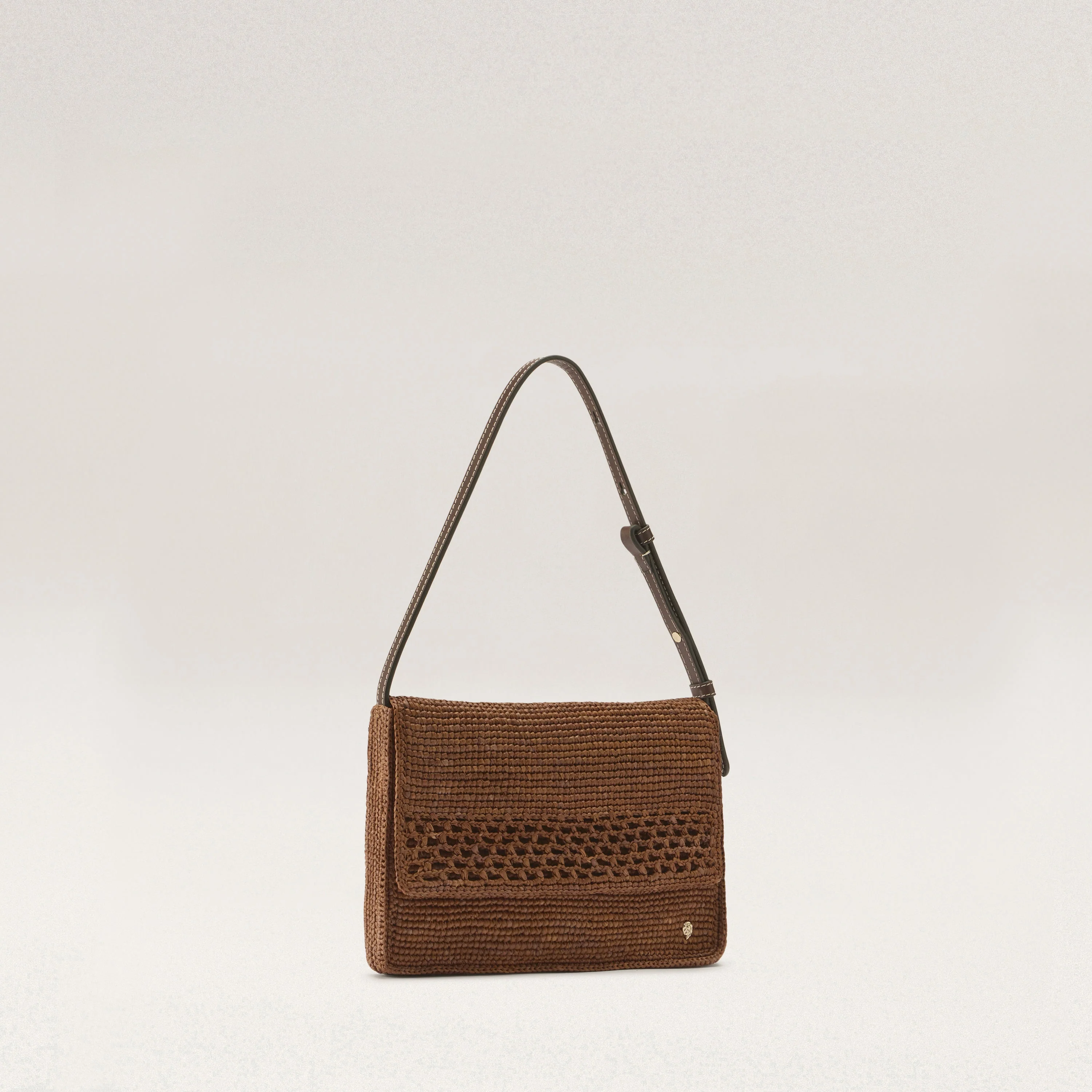 Poppy Raffia Crochet Crossbody - Image 3