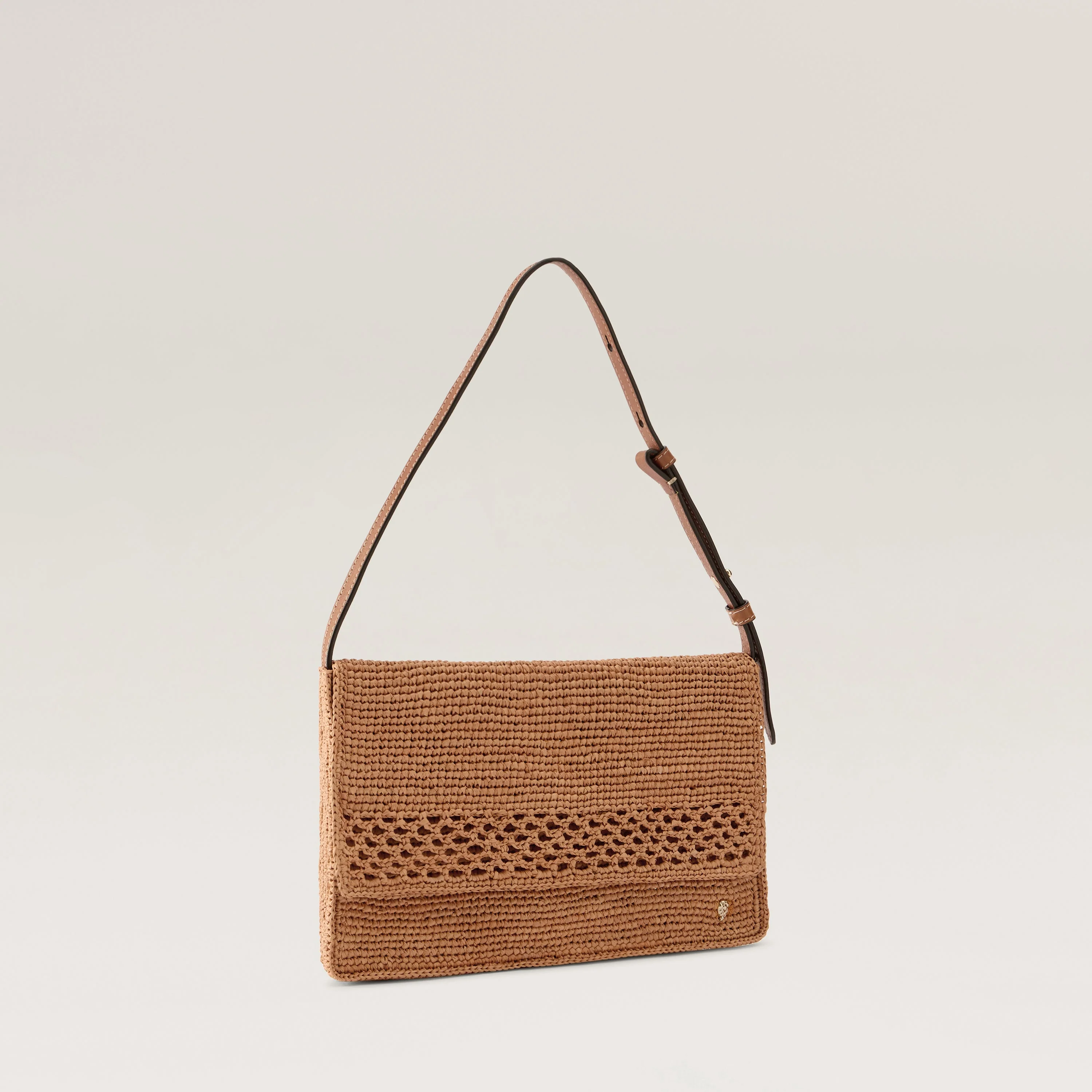 Poppy Raffia Crochet Crossbody - Image 4