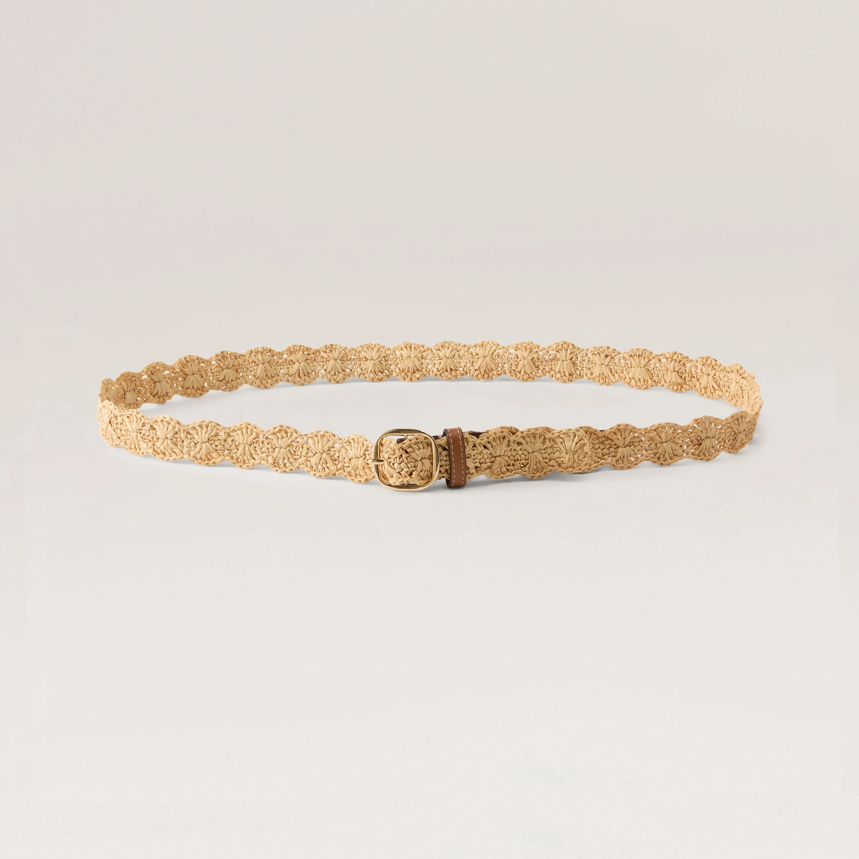 Sara Raffia Crochet Belt - Image 3