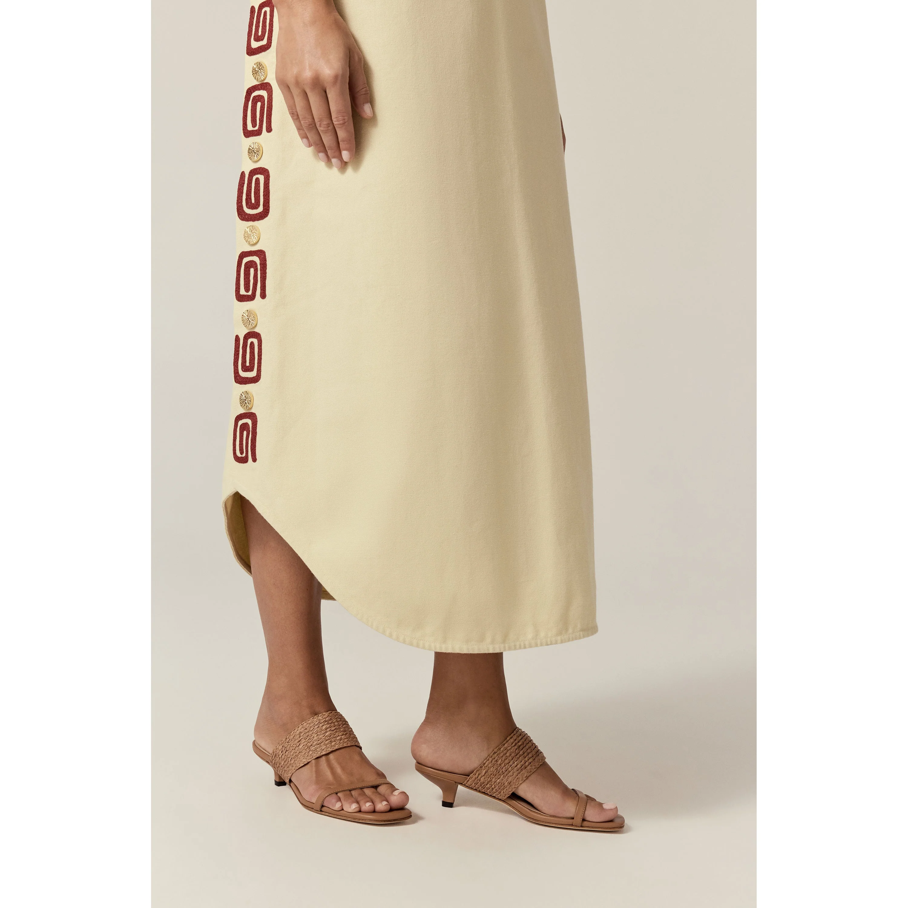 Selene Raffia Braid Heel - Image 2