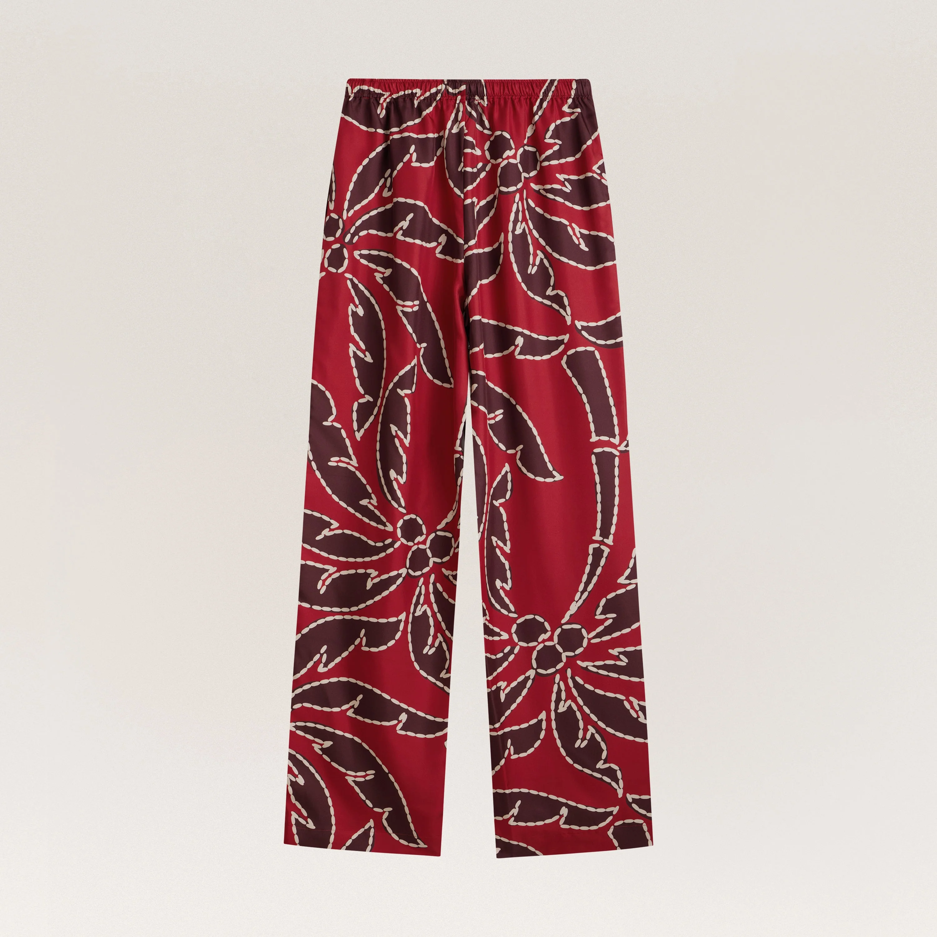 Silk Print Drawstring Pant - Image 7