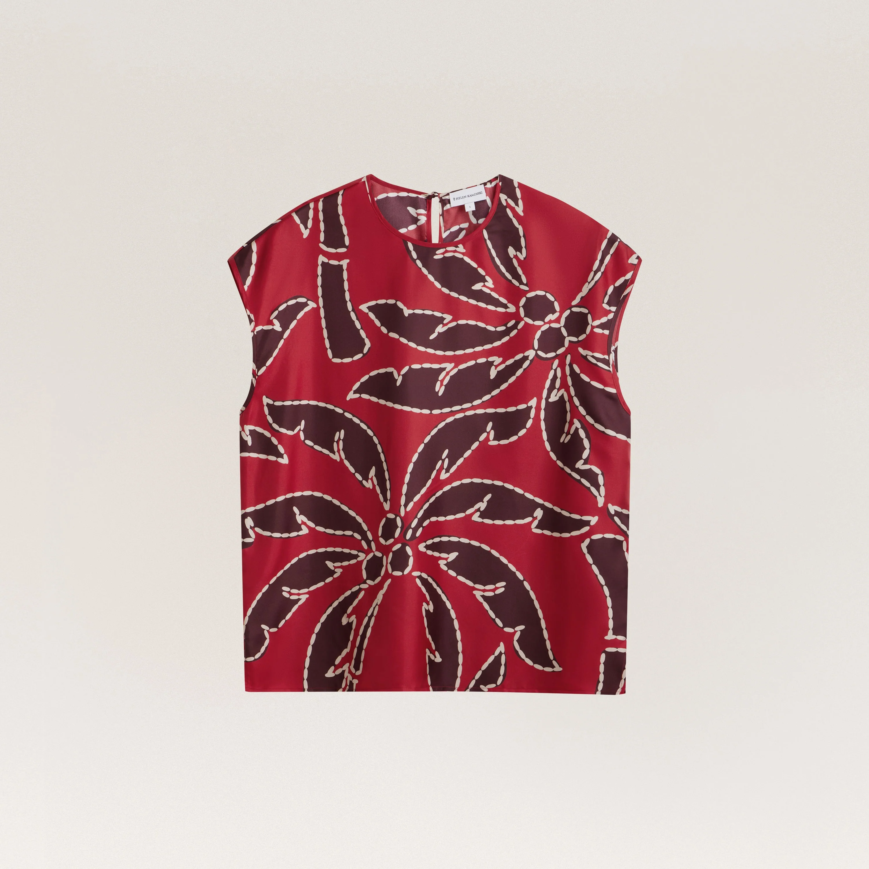 Silk Print Top - Image 6