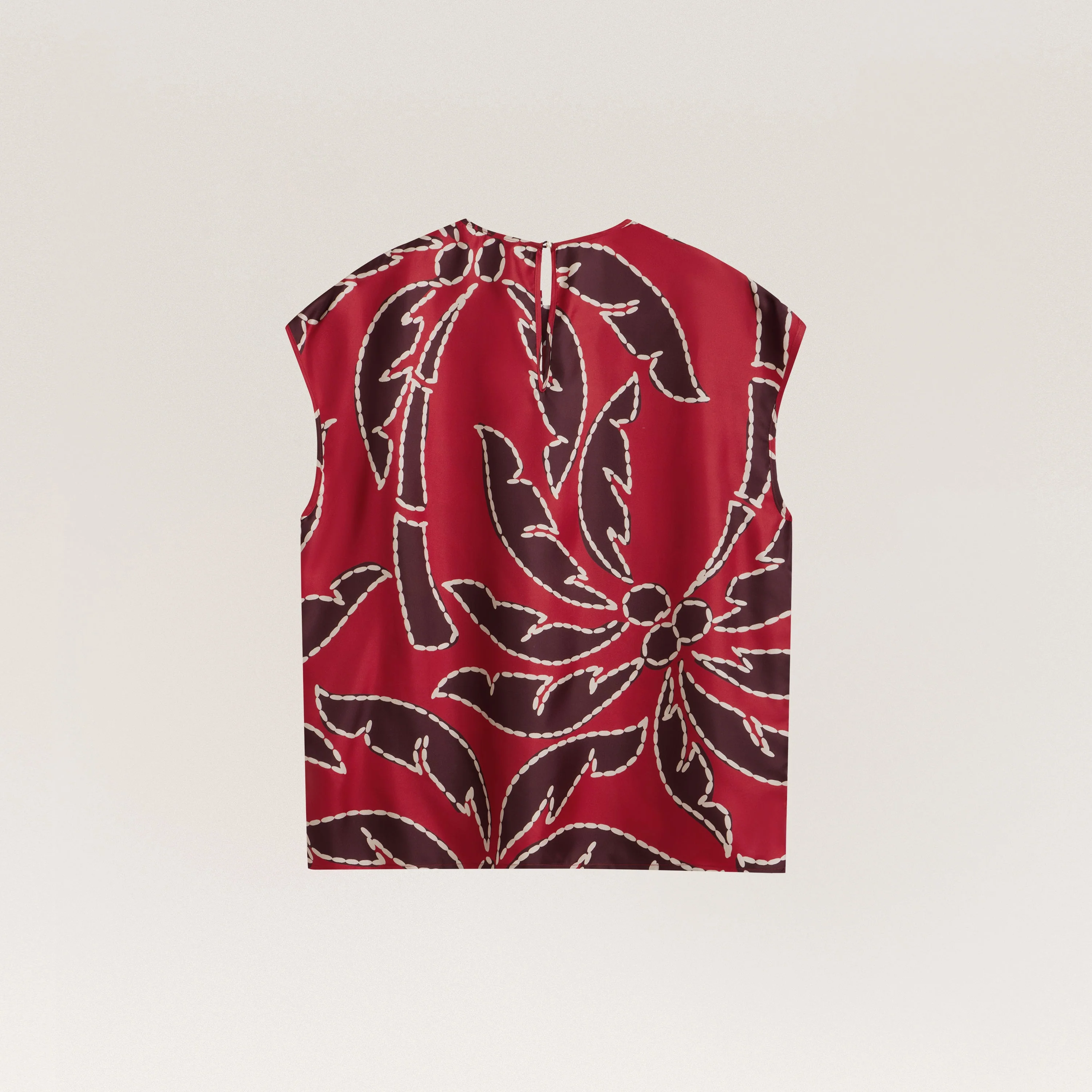 Silk Print Top - Image 7