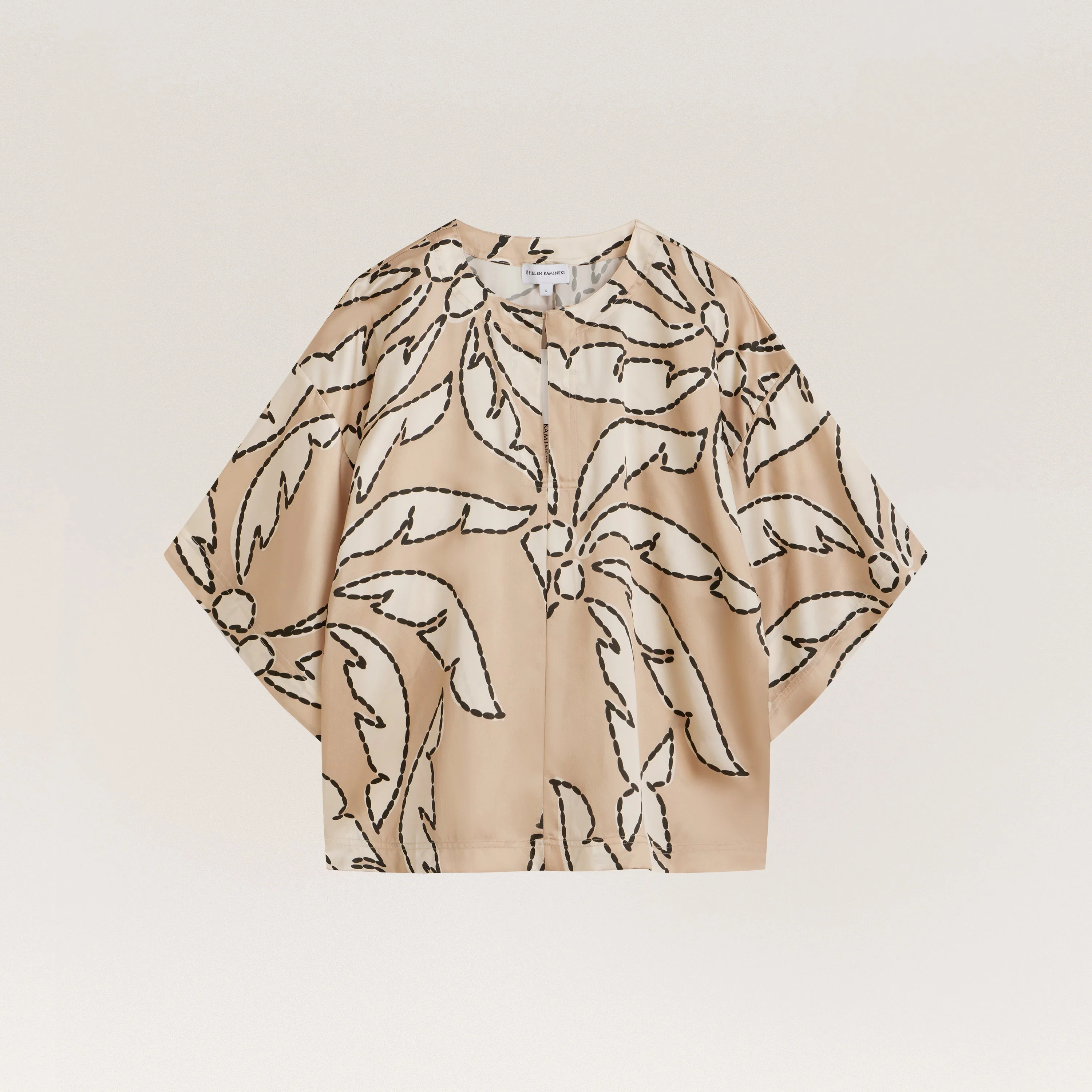 Silk Satin Print Top - Image 6
