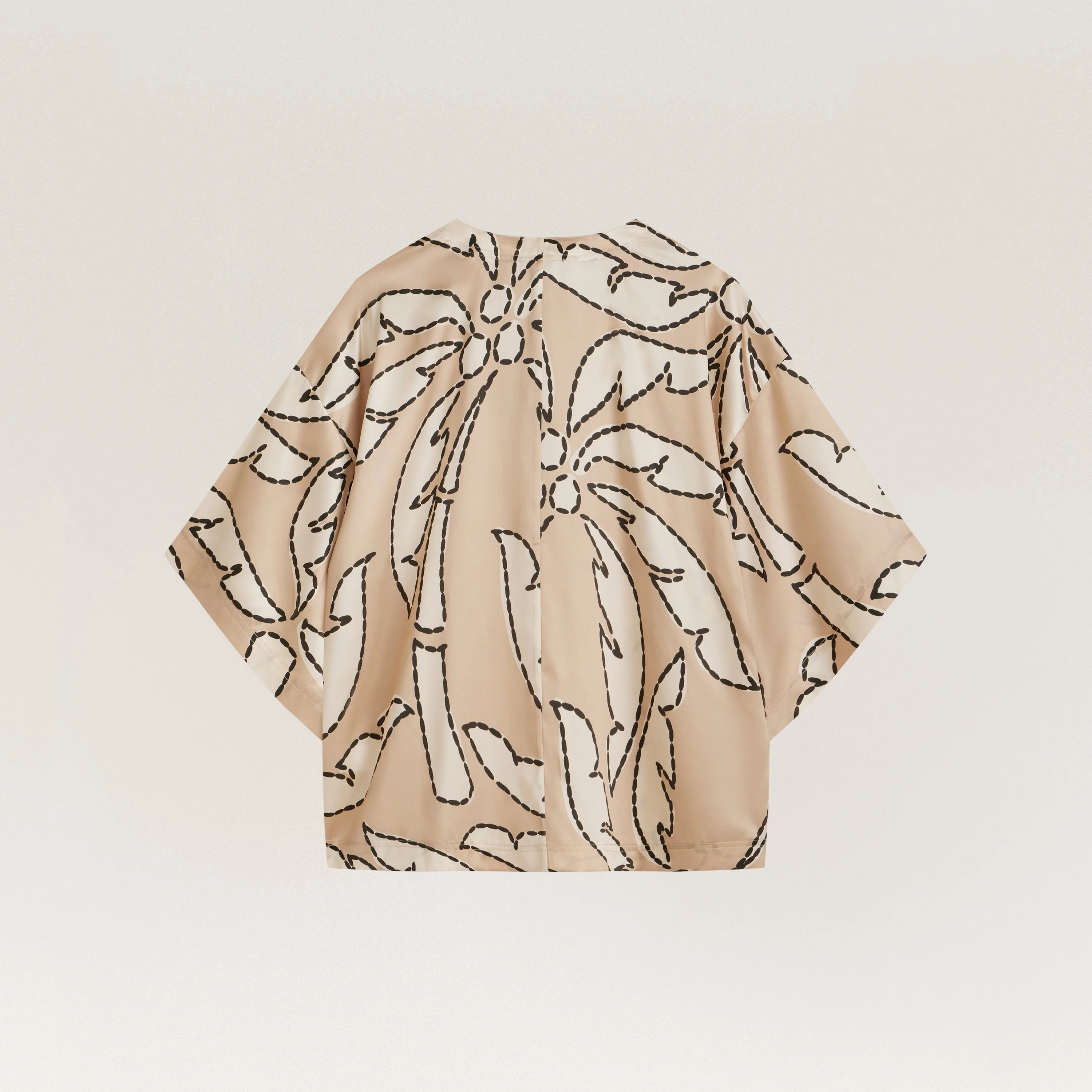 Silk Satin Print Top - Image 7