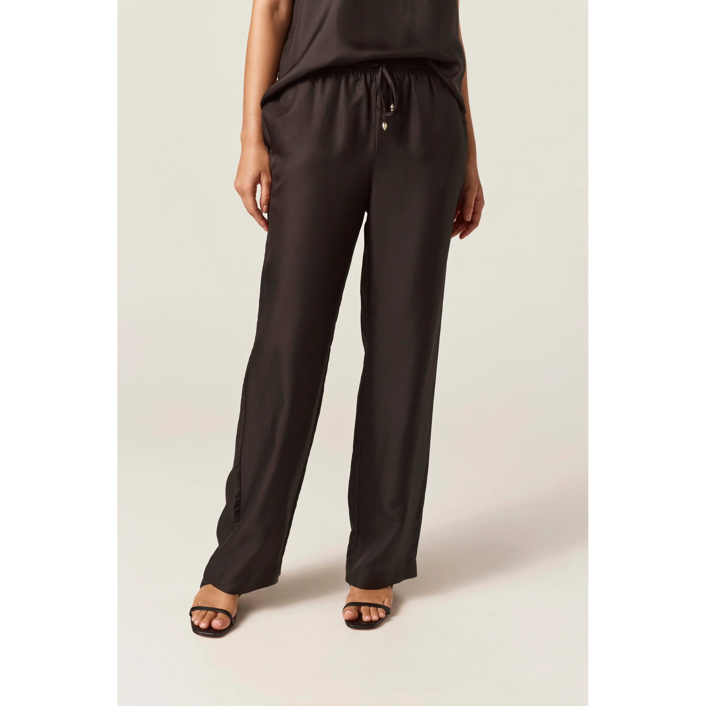Silk Twill Drawstring Pant - Image 4