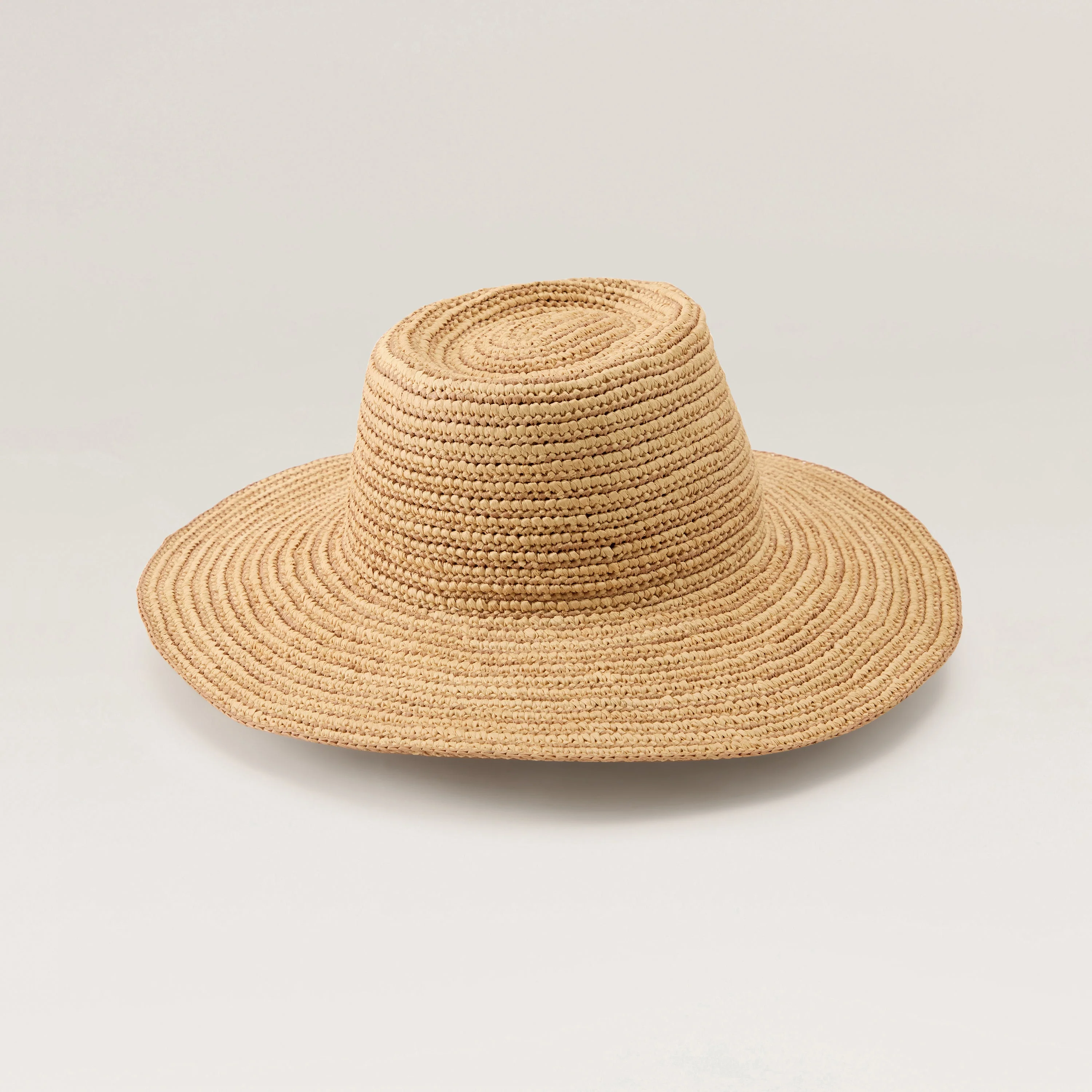 Steevie Raffia Stripe Fedora - Image 3
