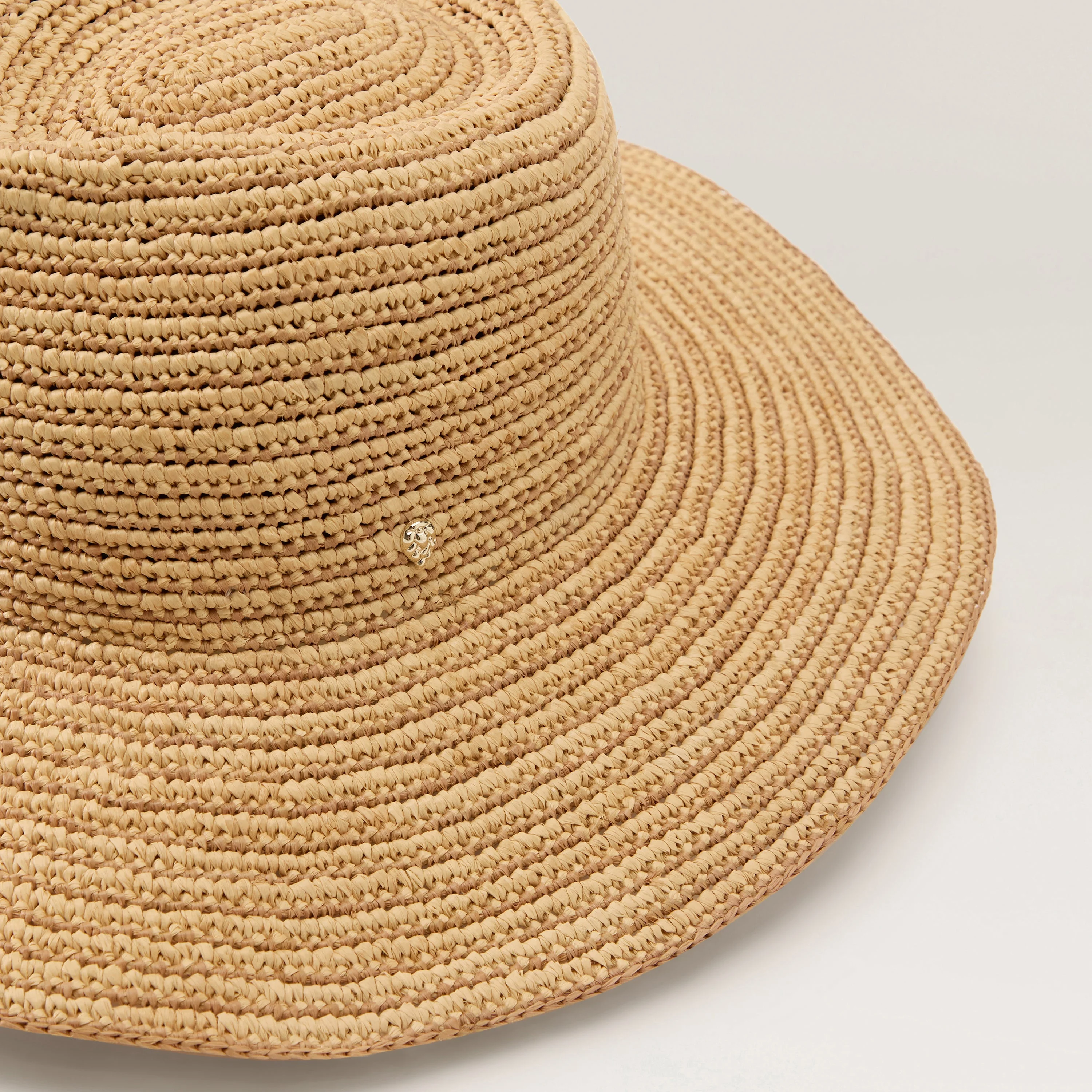 Steevie Raffia Stripe Fedora - Image 4