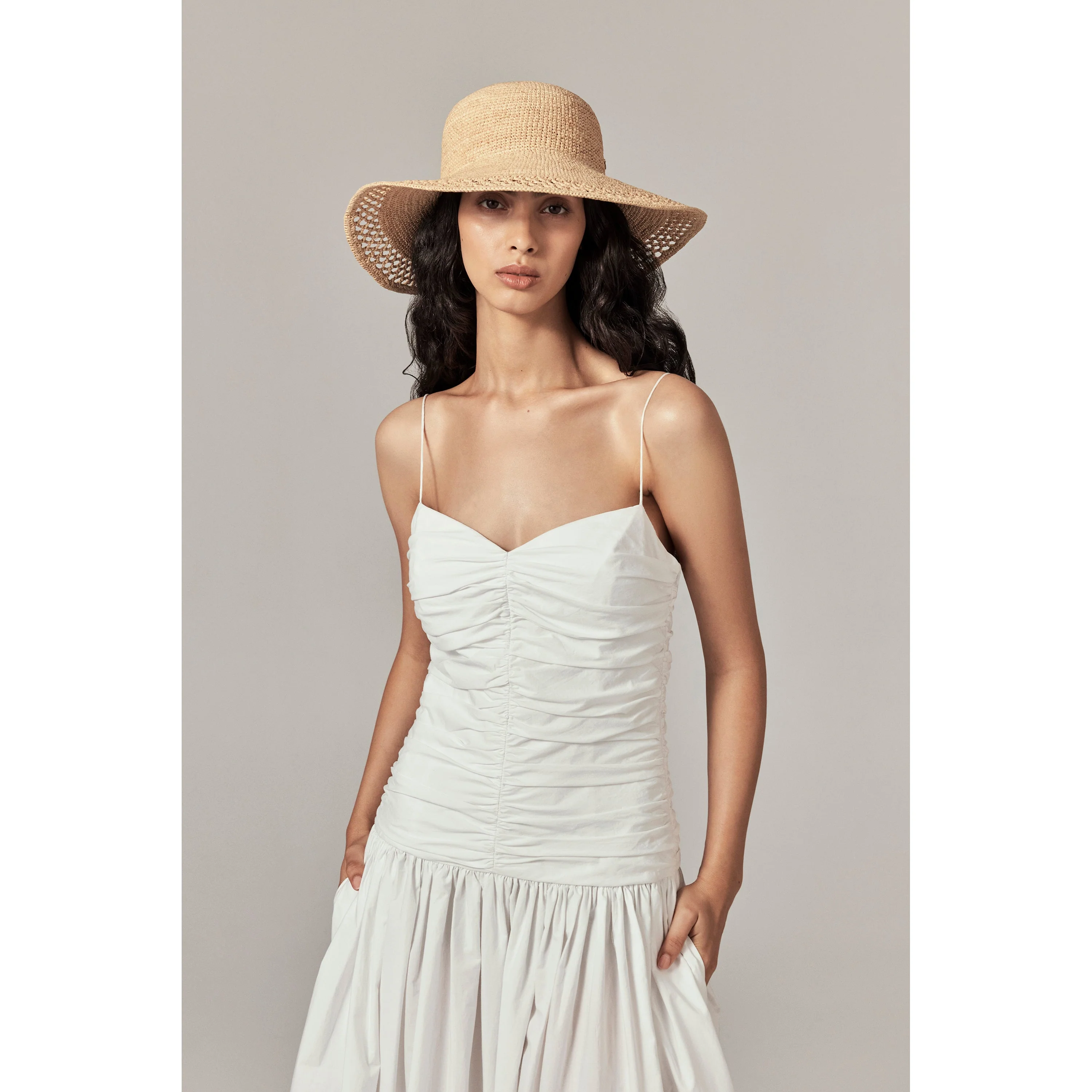 Zuri Raffia Sun Hat - Image 2