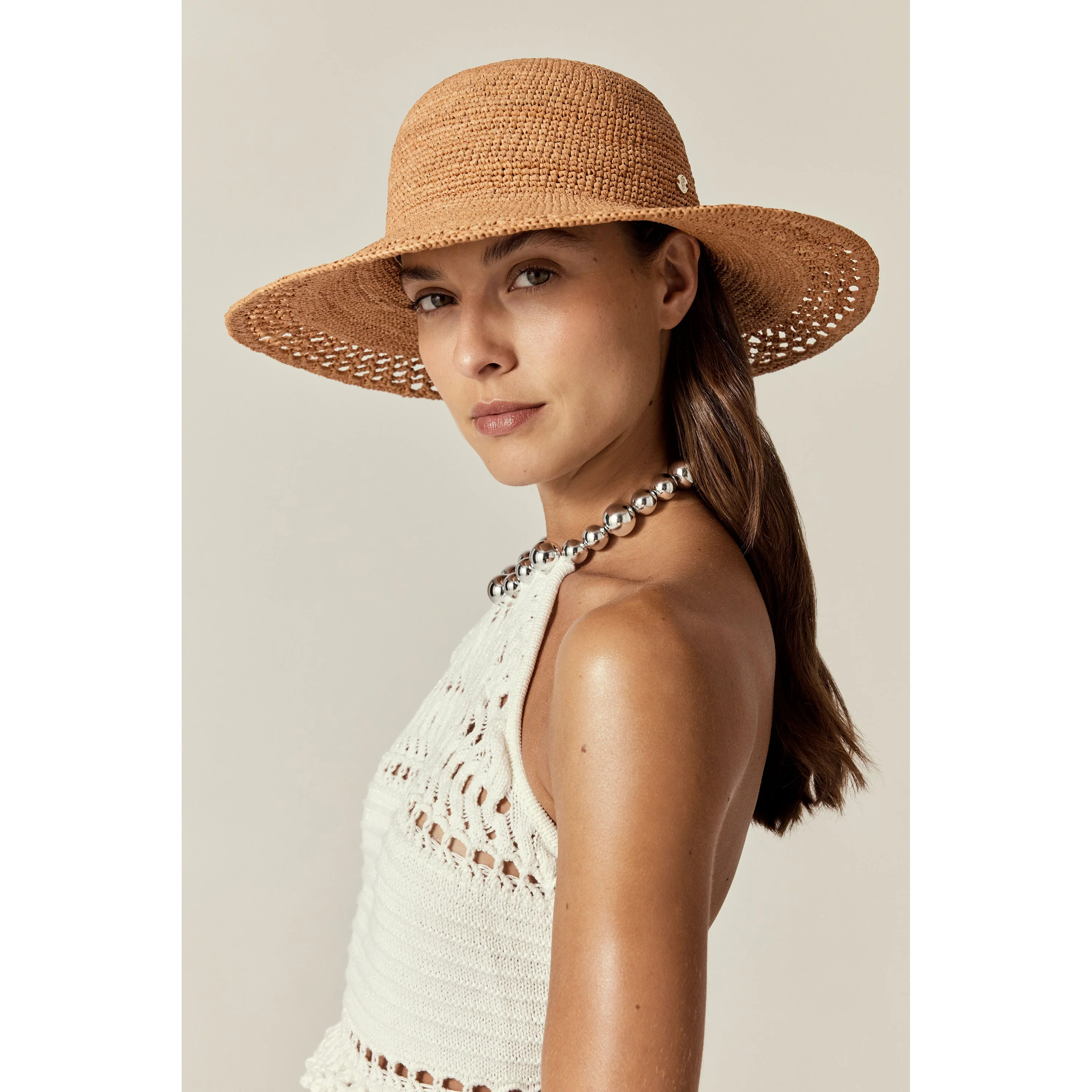 Zuri Raffia Sun Hat - Image 2